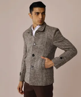 Walnut Balmacaan Coat