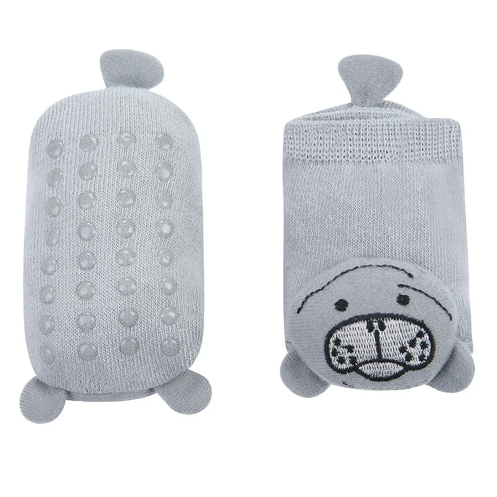 Wild Habitat Baby Non-Slip socks-Manatee Pattern