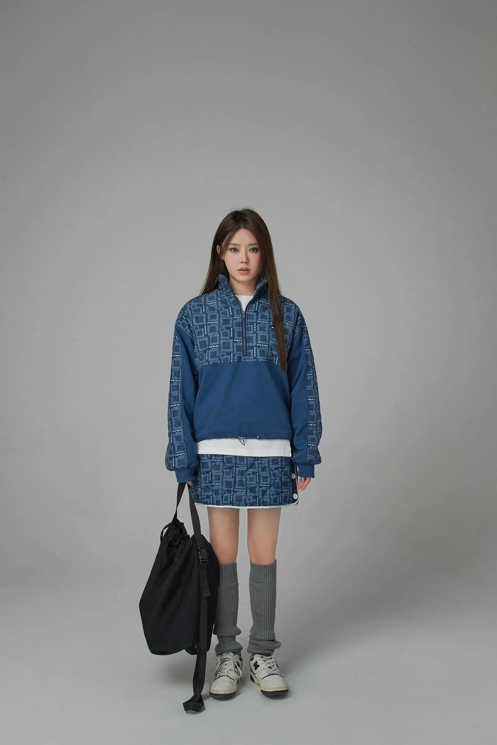 Winter Wonderland Half Zip-Up Sweatshirt