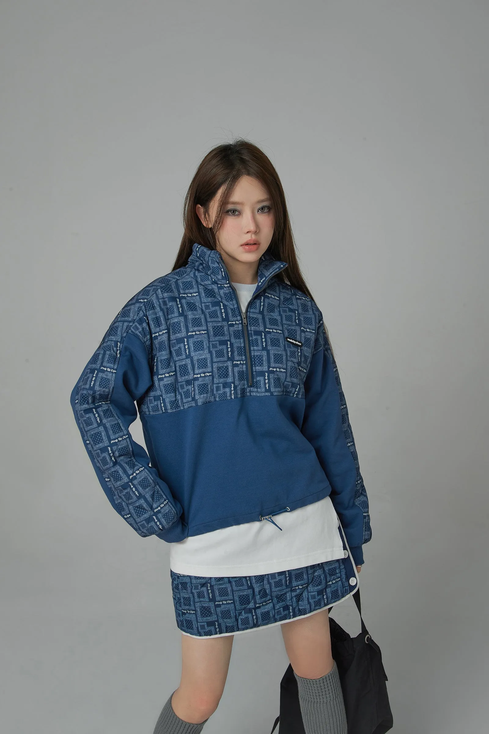 Winter Wonderland Half Zip-Up Sweatshirt