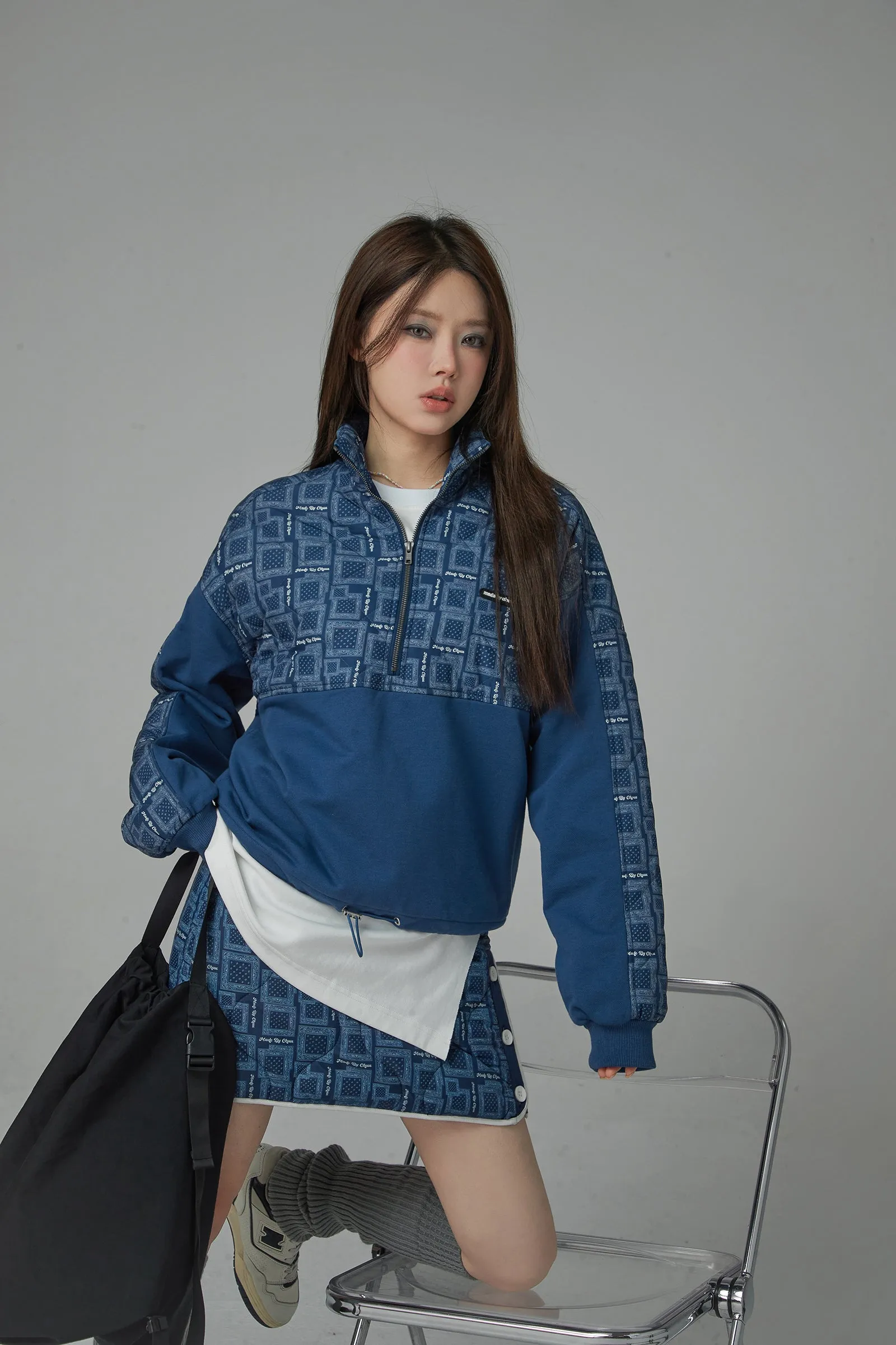 Winter Wonderland Half Zip-Up Sweatshirt