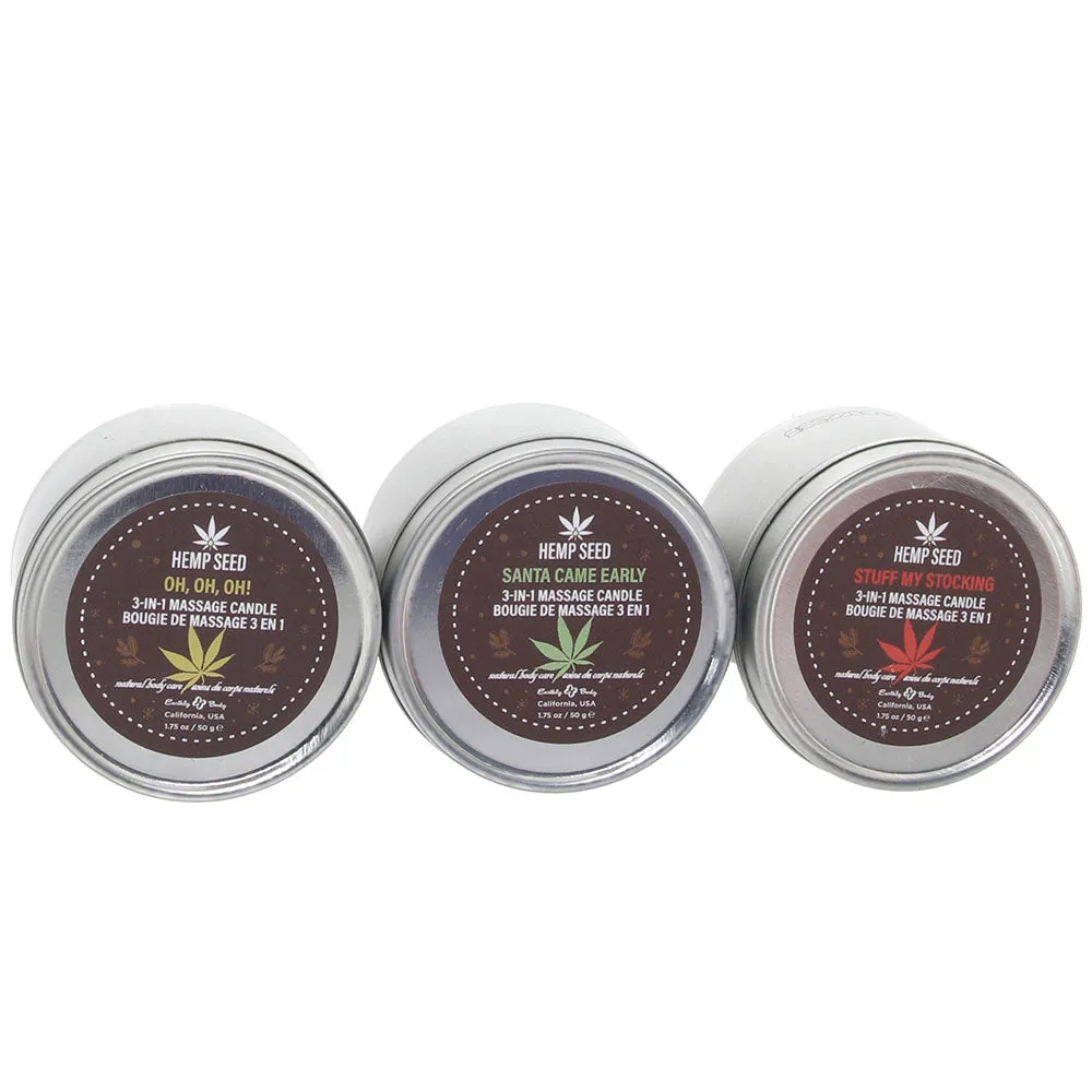 Winter Wonders Massage Candle Trio in 3 x 1.75oz/50g