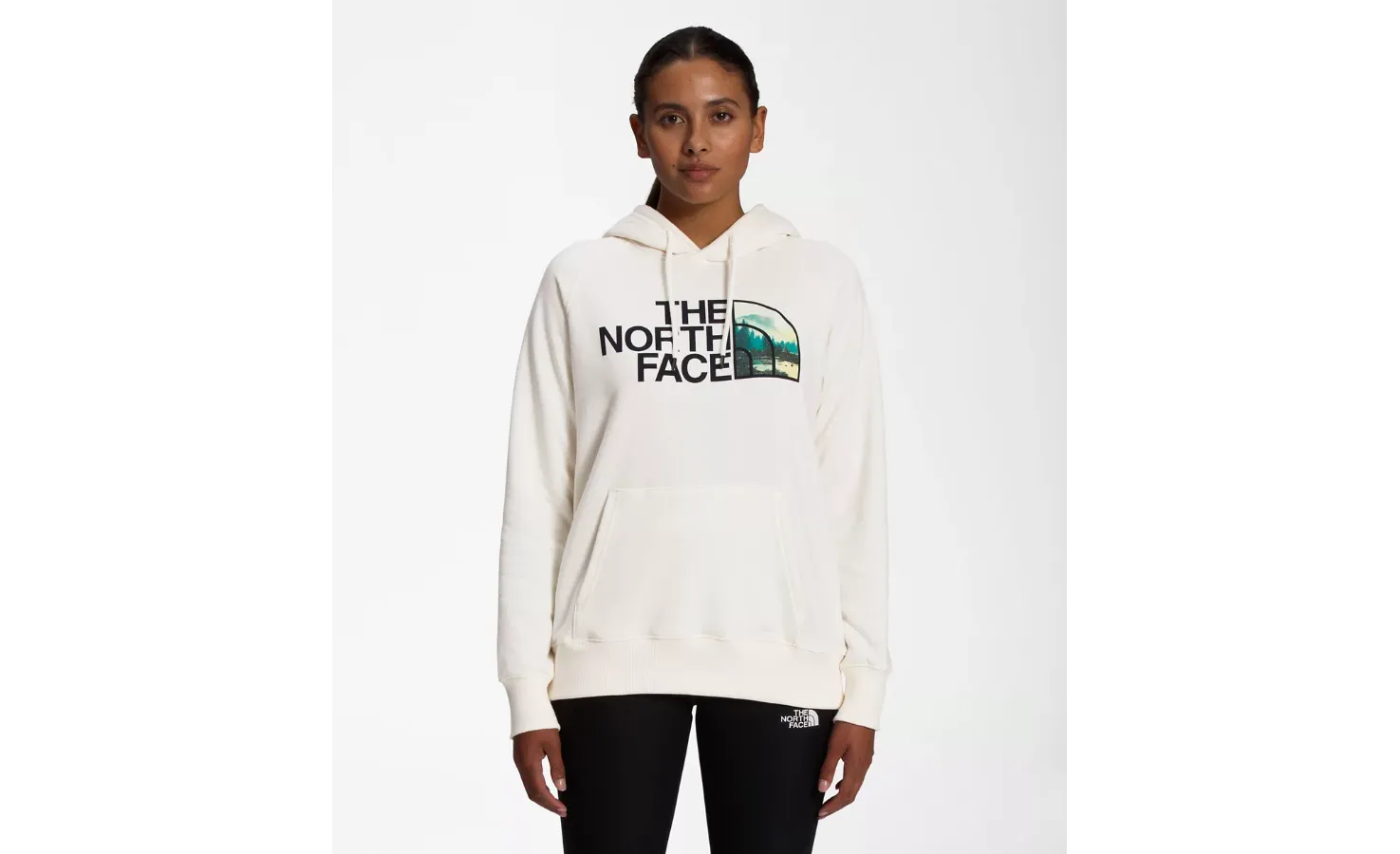 Women's The North Face | Half Dome Pullover Hoodie | Garden White