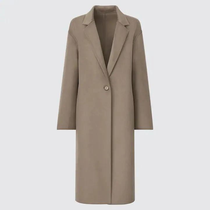 Womens Wool Long Coat Blend Chester