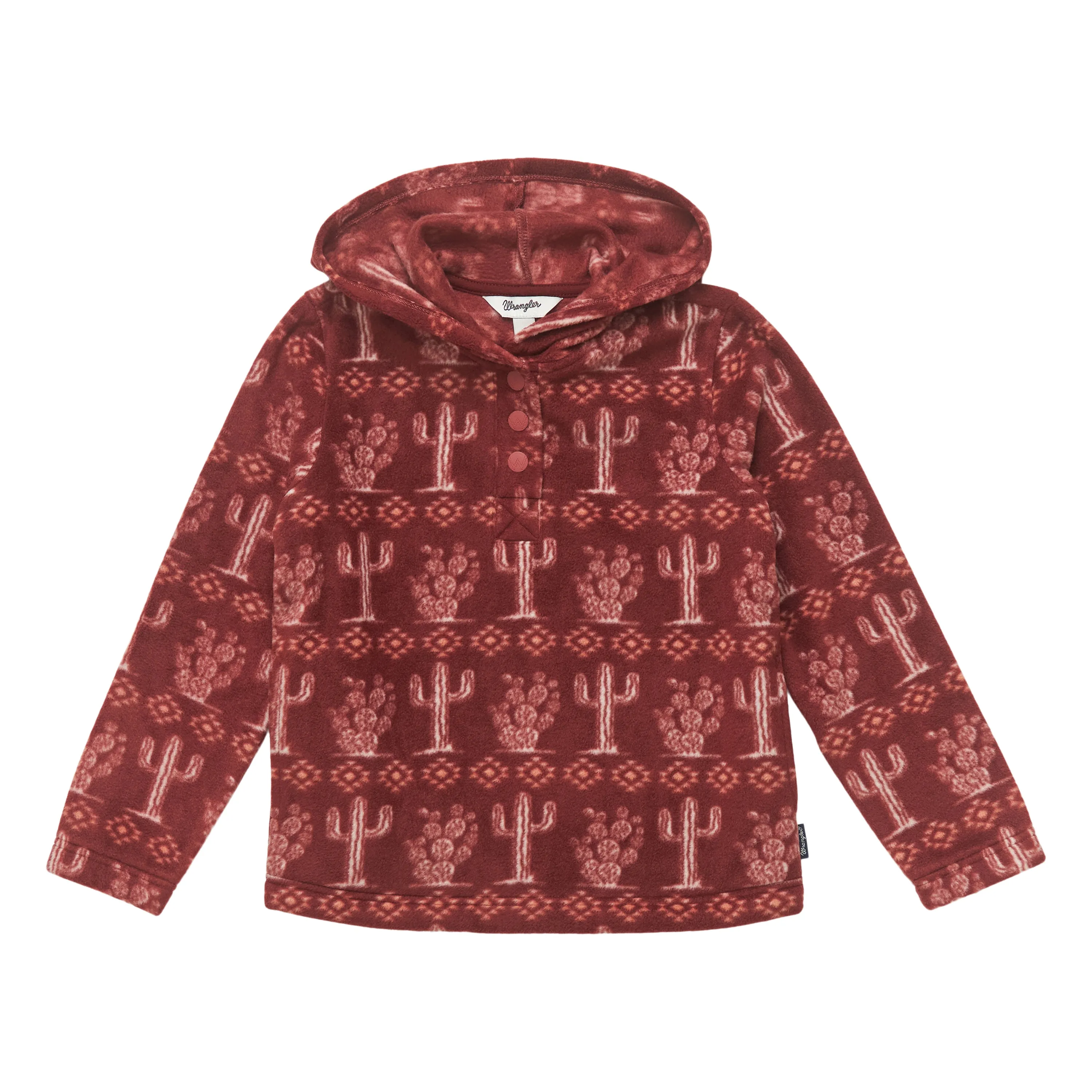 Wrangler Girls Burgundy Hoodie