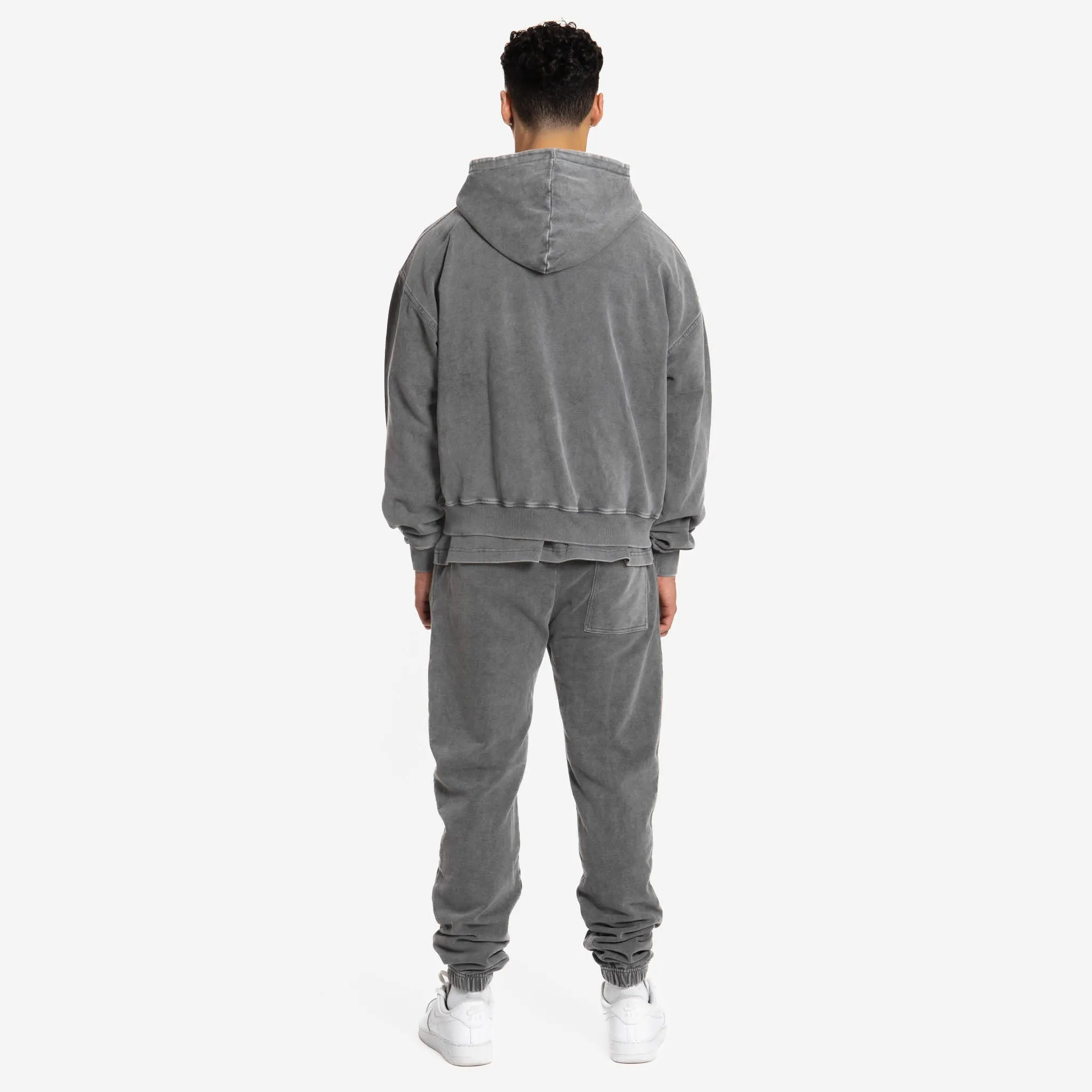 Zip Hoodie - Vintage Grey